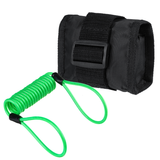 1.2M/4Ft Reminder Cable with Alarm Lock Bag for Motorcycle Bike 5 Color - Auto GoShop