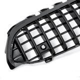 GTR Style Glossy Black Front Grille Grill with Camera for Mercedes A-Class W177 A250 A200 A45 AMG 2019