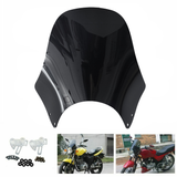 Motorcycle round Headlight Windshield Windscreen for Honda/Kawasaki/Yamaha/Suzuki - Auto GoShop