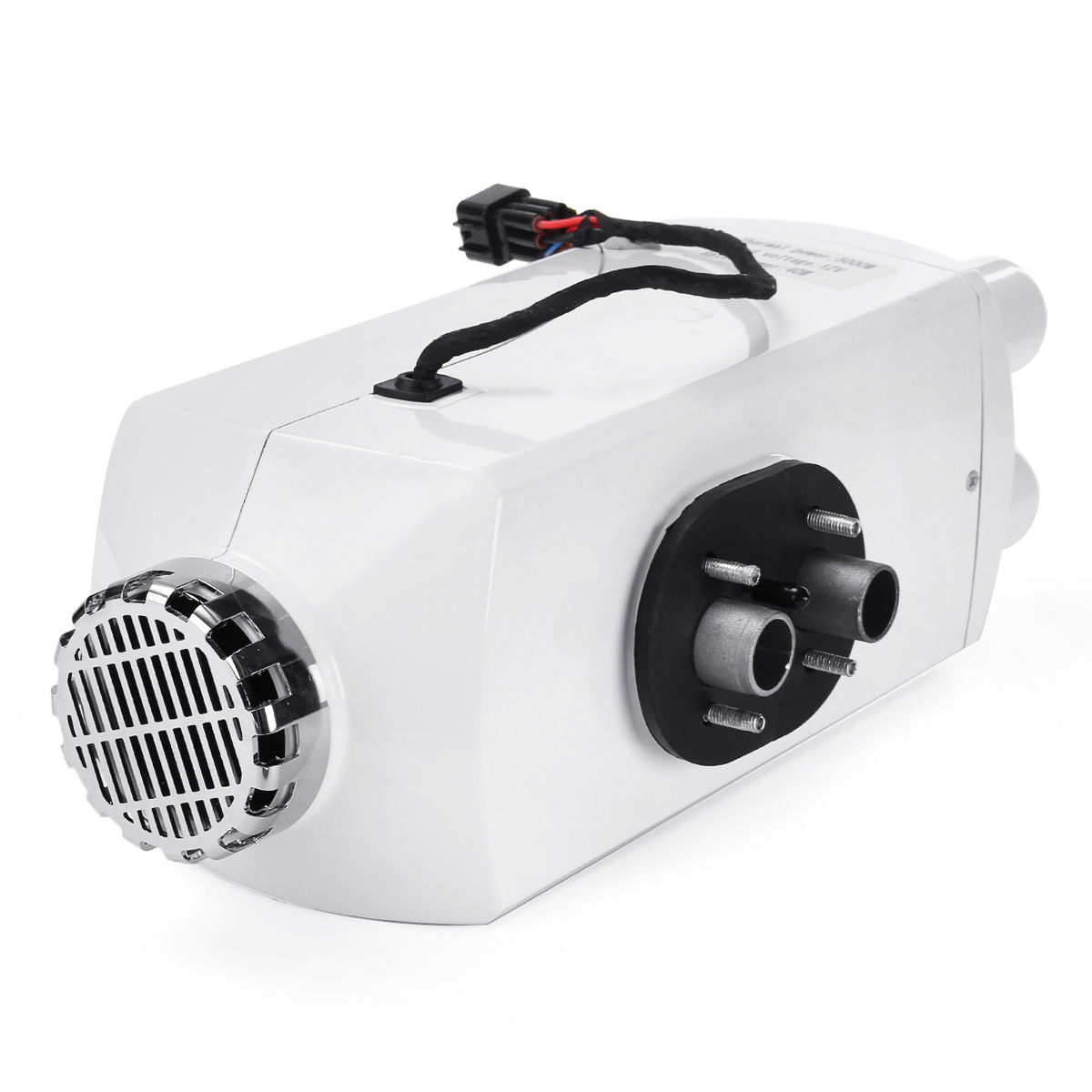24V 5Kw 4 Holes Diesel Air Parking Heater Diesel Heating Air Heater with LED Switch & Remote Control - Auto GoShop