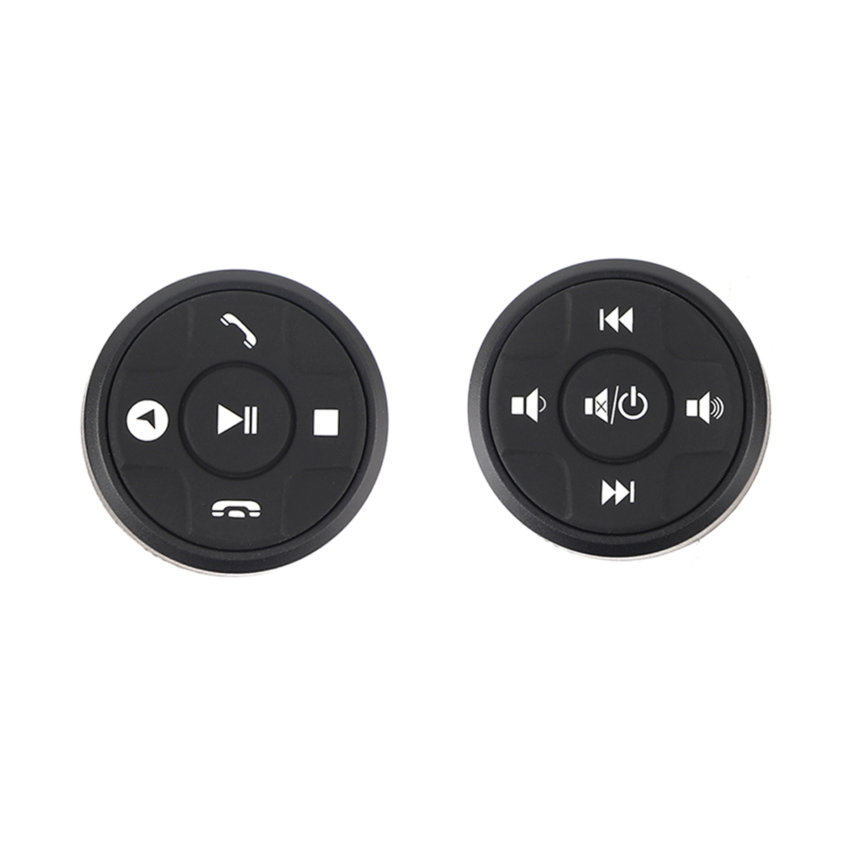 Universal Wireless Car Steering Wheel Button Bluetooth Remote Control for Stereo DVD GPS with Night Light