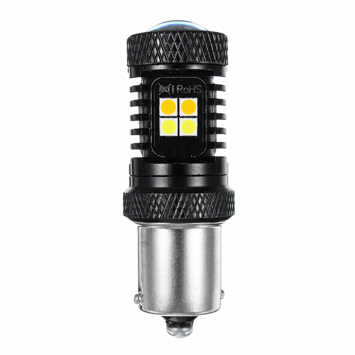 1Pcs LED Brake Lights Turn Signal Lamp Bulb Dual Color White Yellow 1156 1157 7440 7443 3156 3157