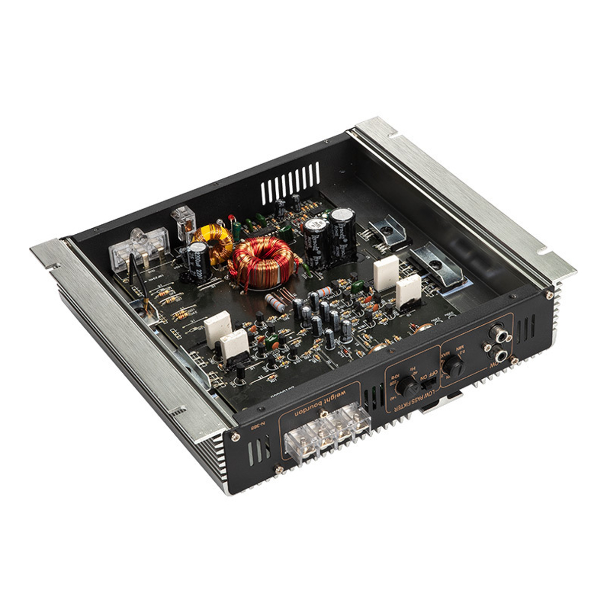 N368 12V 2200W Car Audio Stereo Power Amplifier 2 Channel Class A/B Stereo Surround Subwoofer FM - Auto GoShop