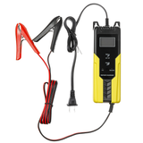 Intelligent LCD 4.5-100AH Output 6V/2A 12V/4A Car Motorcycle Automatic Pulse Battery Charger