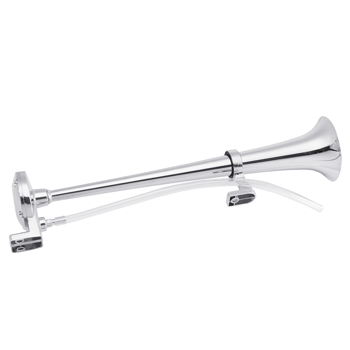 12V 178Db Trumpet Air Horn with Compressor Super Loud Single Chrome Universal for Boat Train Car