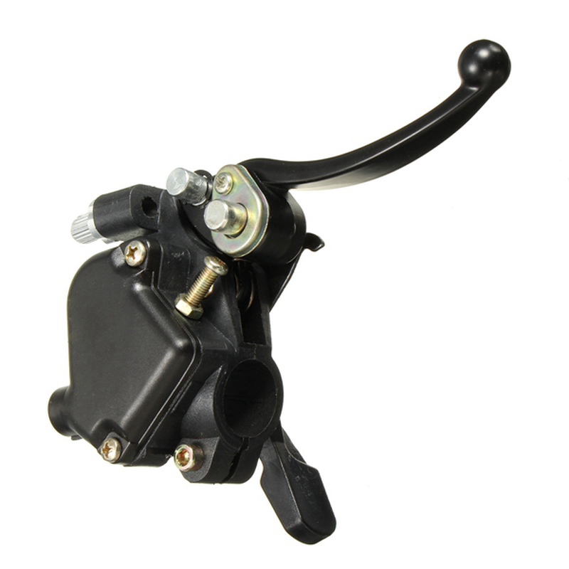 Thumb Throttle Twin Front Handbrake Lever for Mini Moto Quad Pit Dirt Bike ATV Left or Right Side