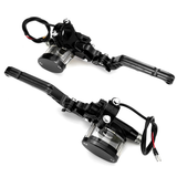 Pair 7/8 Inch 22Mm Motorcycle Brake Master Cylinder Clutch Levers with Reservoir