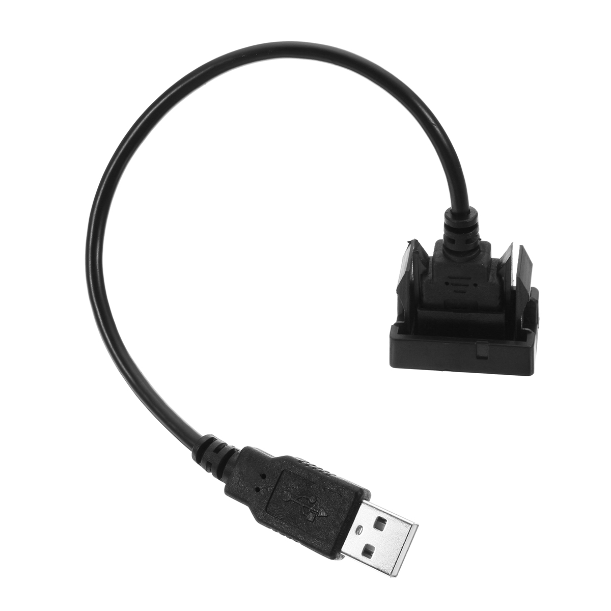 Car USB 2.0 Extension Lead Cable Auto Dashboard Flush Mount Interface Adapter Cord for Toyota