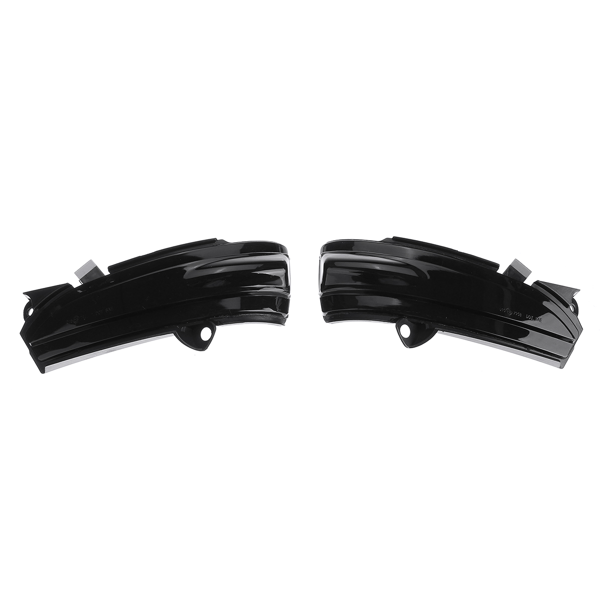 2Pcs Car Dynamic Sequential LED Turn Signal Lamps Side Mirror Blink Lights Smoke for Ford Mondeo Fusion 2013-2018