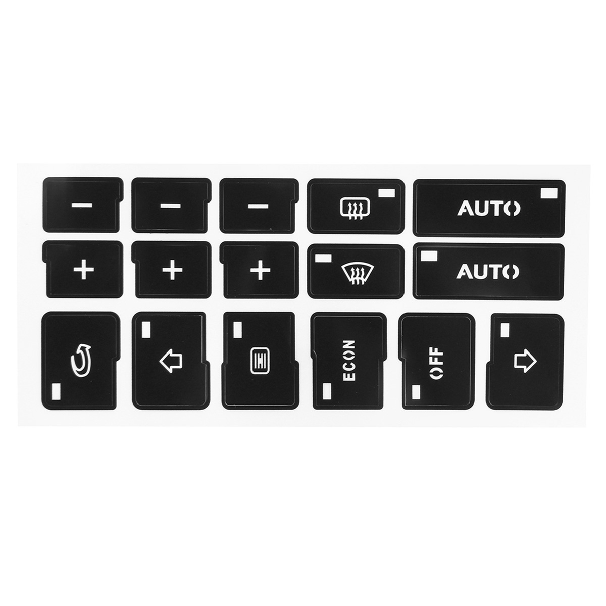 AC Climate Control Button Repair Stickers Decals for Audi A4 B6 B7 2000-2004