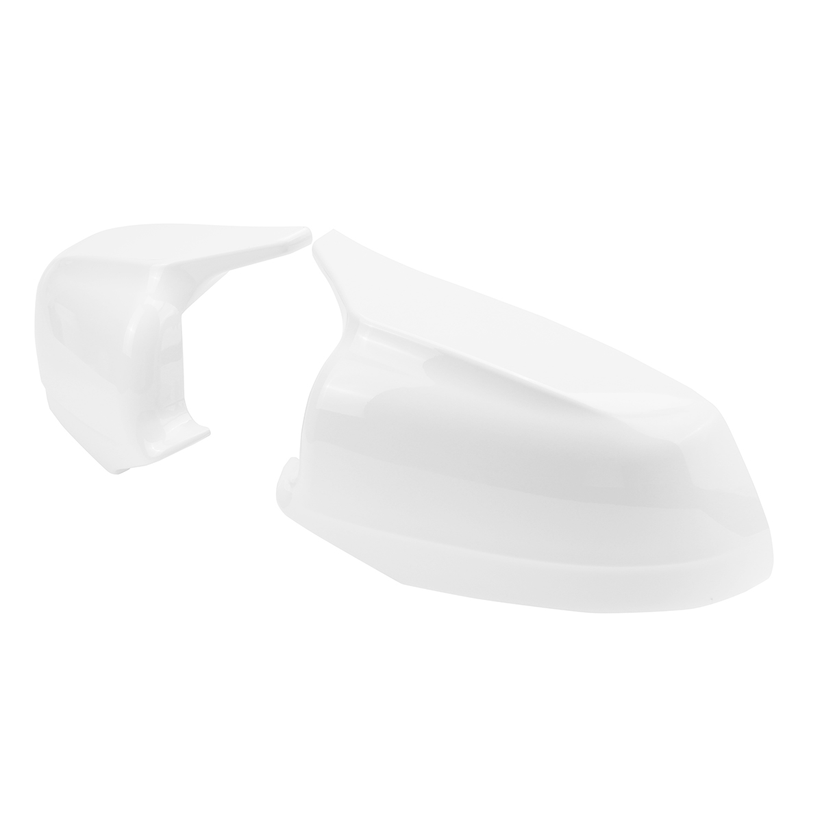 M Style White Rear View Mirror Cap Cover Replacement for BMW F10 F11 F18 2010-2013