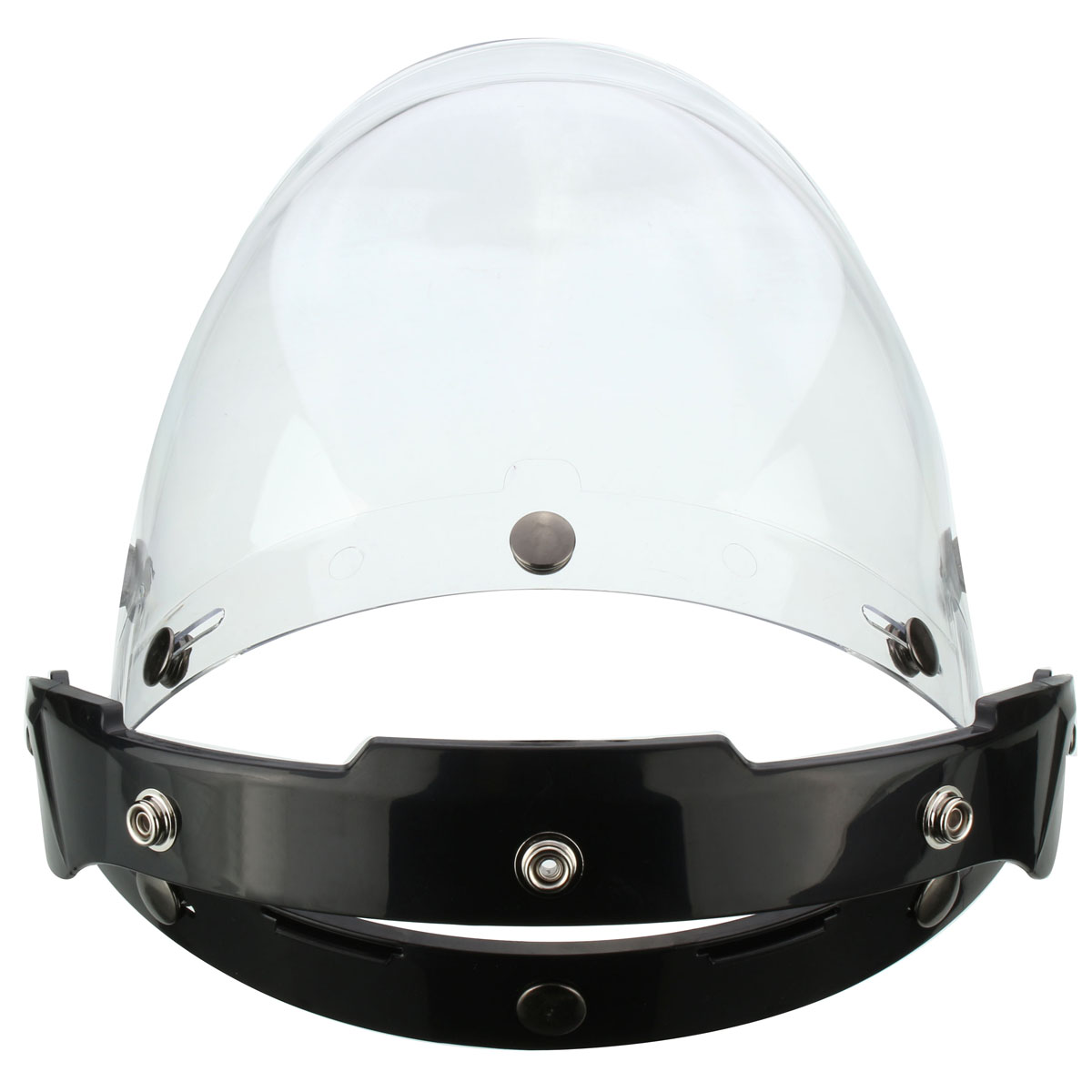 3-Snap Button Bubble Visor Flip up Wind Face Shield Lens for Motorcycle Helmet 3 Color