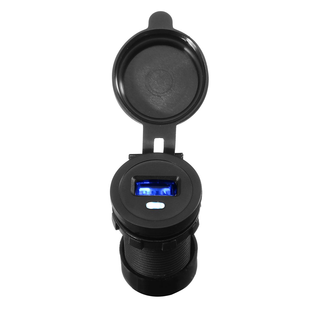 12V 1A USB Socket Charger with Waterproof Cap for BMW Motorcycle - Auto GoShop