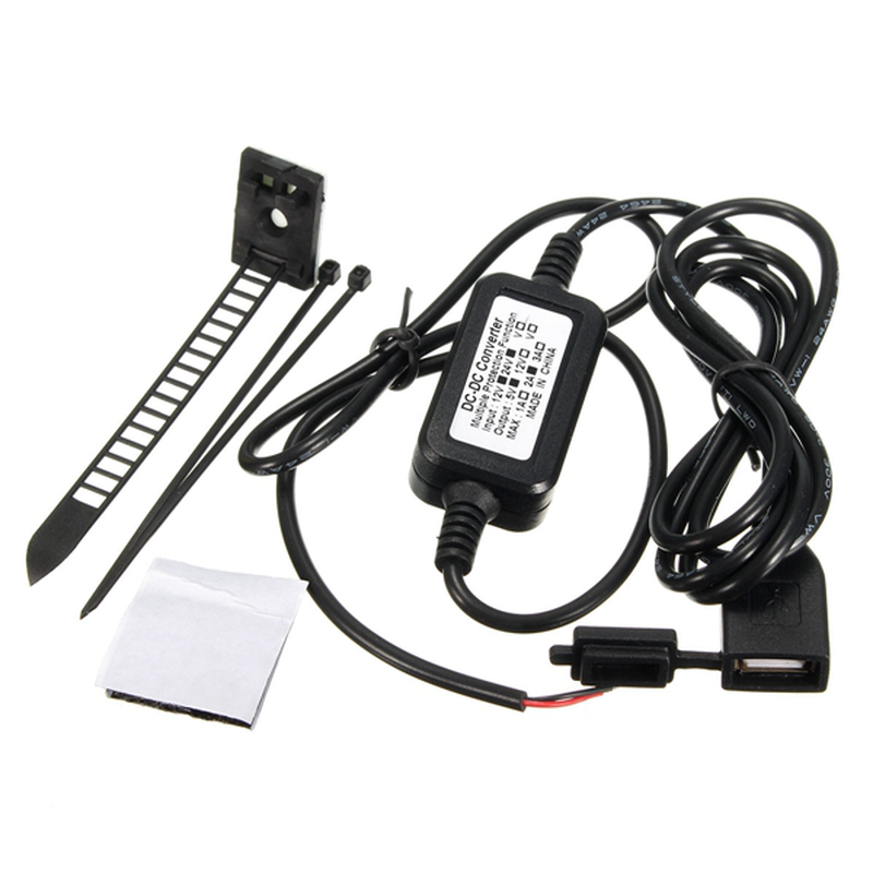 DC12-24V Waterproof 5V 2A Motorcycle USB Charger for Phone GPS Tablet