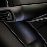 30Cm×150Cm Black Leather Texture Car Stickers Vinyl Wrap Car Inner Decal Film - Auto GoShop