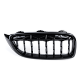 Front Kidney Grill Grille Diamond Mesh Black for BMW M4 F32 F33 F82 F83 - Auto GoShop