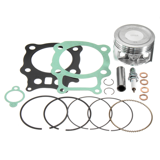 Piston Rings Gasket Spark Plug Kit Set for Honda Rancher TRX350 TRX 350 2000-2006