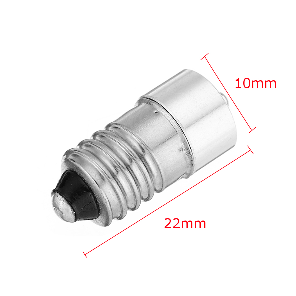 E10 3W LED Flashlight Replacement Bulb Torch Light DC 3-18V White 1PCS
