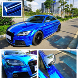 15X152Cm Chrome Vinyl Car Body Wrap Sticker Decal Sheet Film Sticker Waterproof