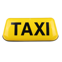 38Cm Universal TAXI Cab Roof Sign Top Topper Waterproof Car Magnetic Sign Lamp Light Shell