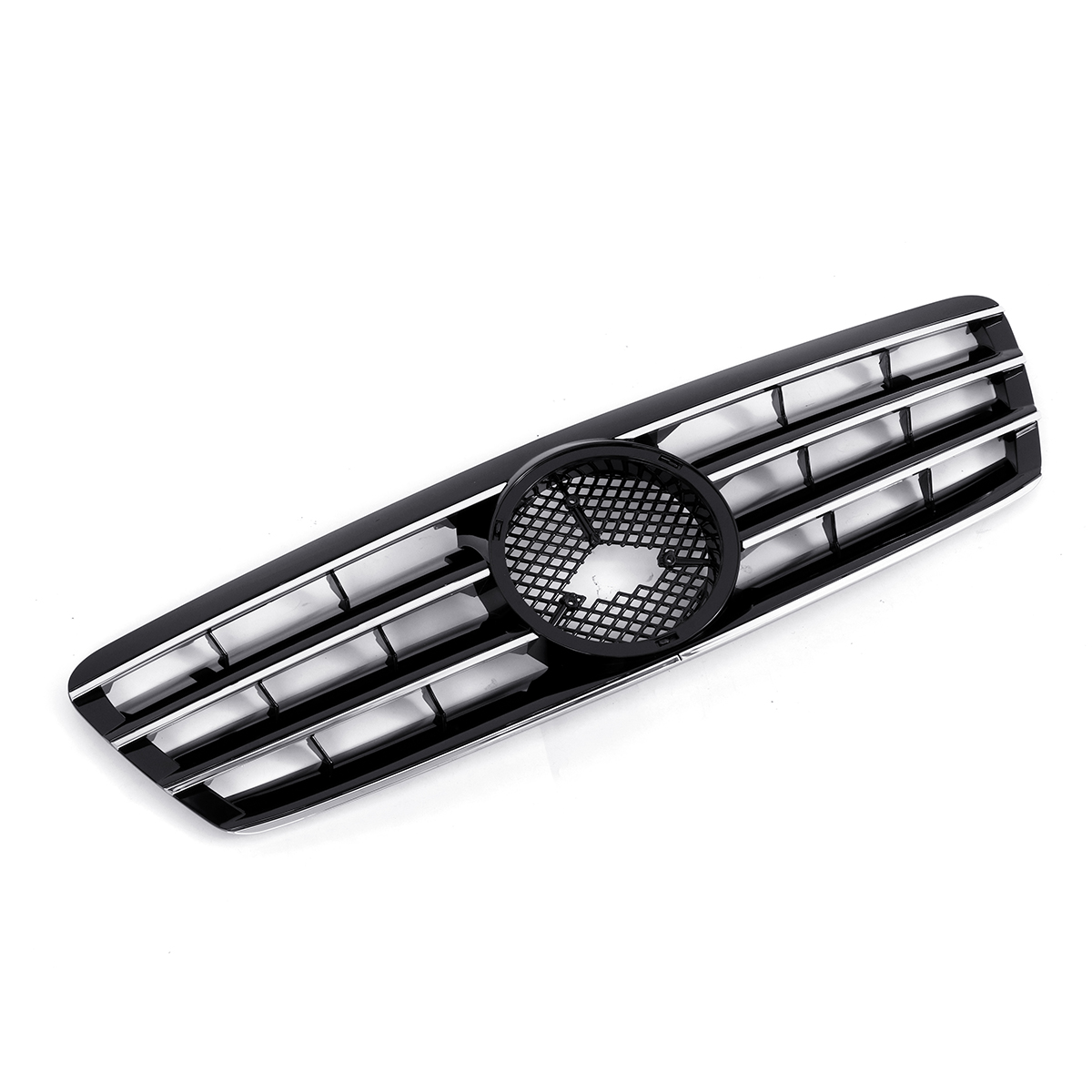 Glossy Black Front Upper Grill Grille for Mercedes Benz W203 C200 C230 C240 C320 2001- 2007 C Class