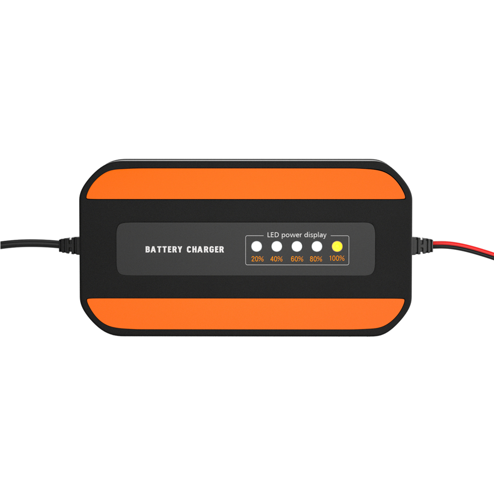 100V-240V AC Motorcycle Car Battery Charger 12V Digital Display Pulse Repair Lead-Acid Battery Charger - Auto GoShop