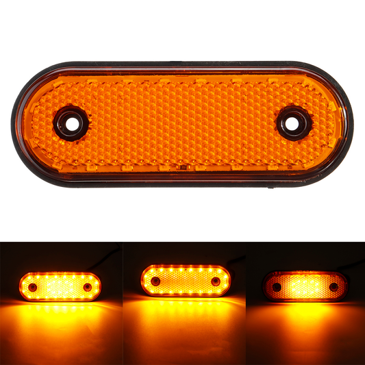 1PC 24V Truck Side Light with Rubber Led Indicating Wide Light Side Marker Light