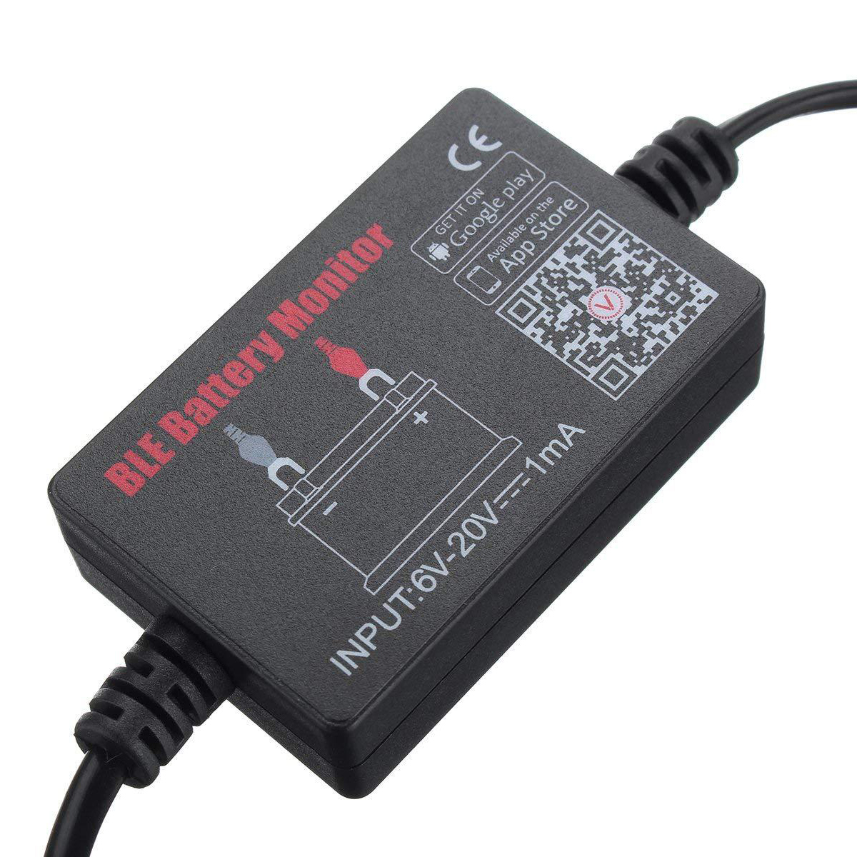 12V Battery Monitor via Blue-Tooth 4.0 Voltage Meter Tester W/Auto Alarm BM2