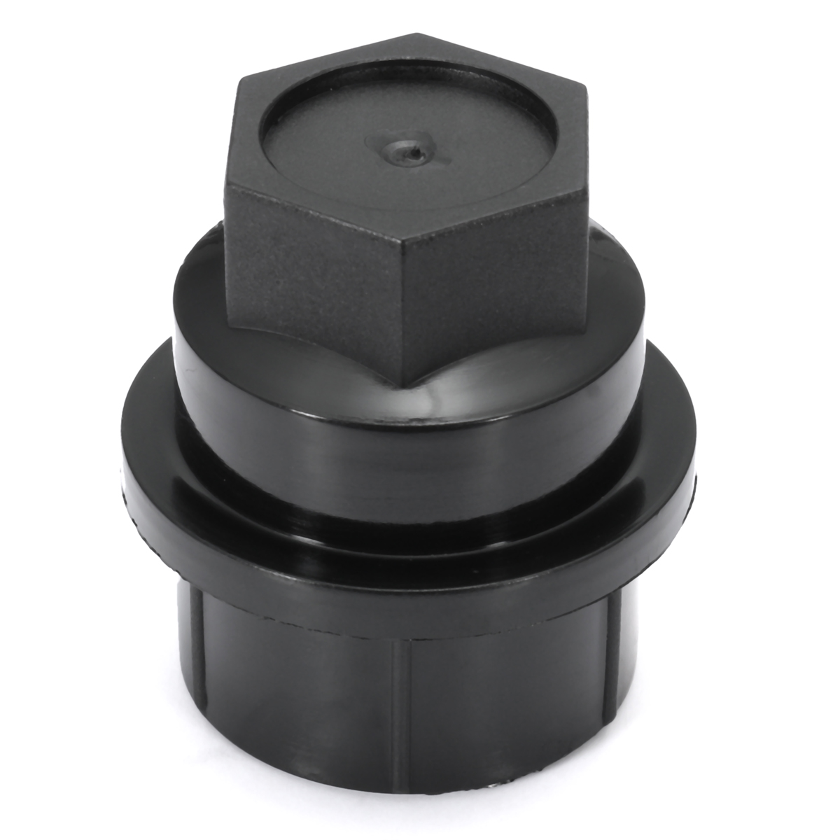 1/5/10 X 27Mm Black Chrome Plastic Wheel Lug Nut Cover Cap - Auto GoShop