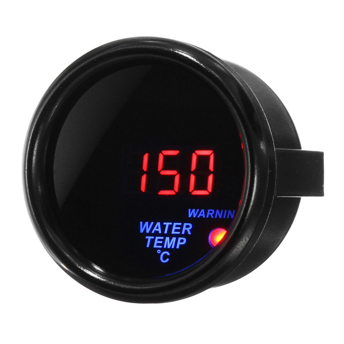 2'' 52Mm 20-150℃ Water Temperature Gauge Digital LED Display Black Face Sensor