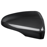 Car Left/Right Rearview Door Wing Mirror Cover Carbon Fiber for VW Golf Mk6 2009-2013