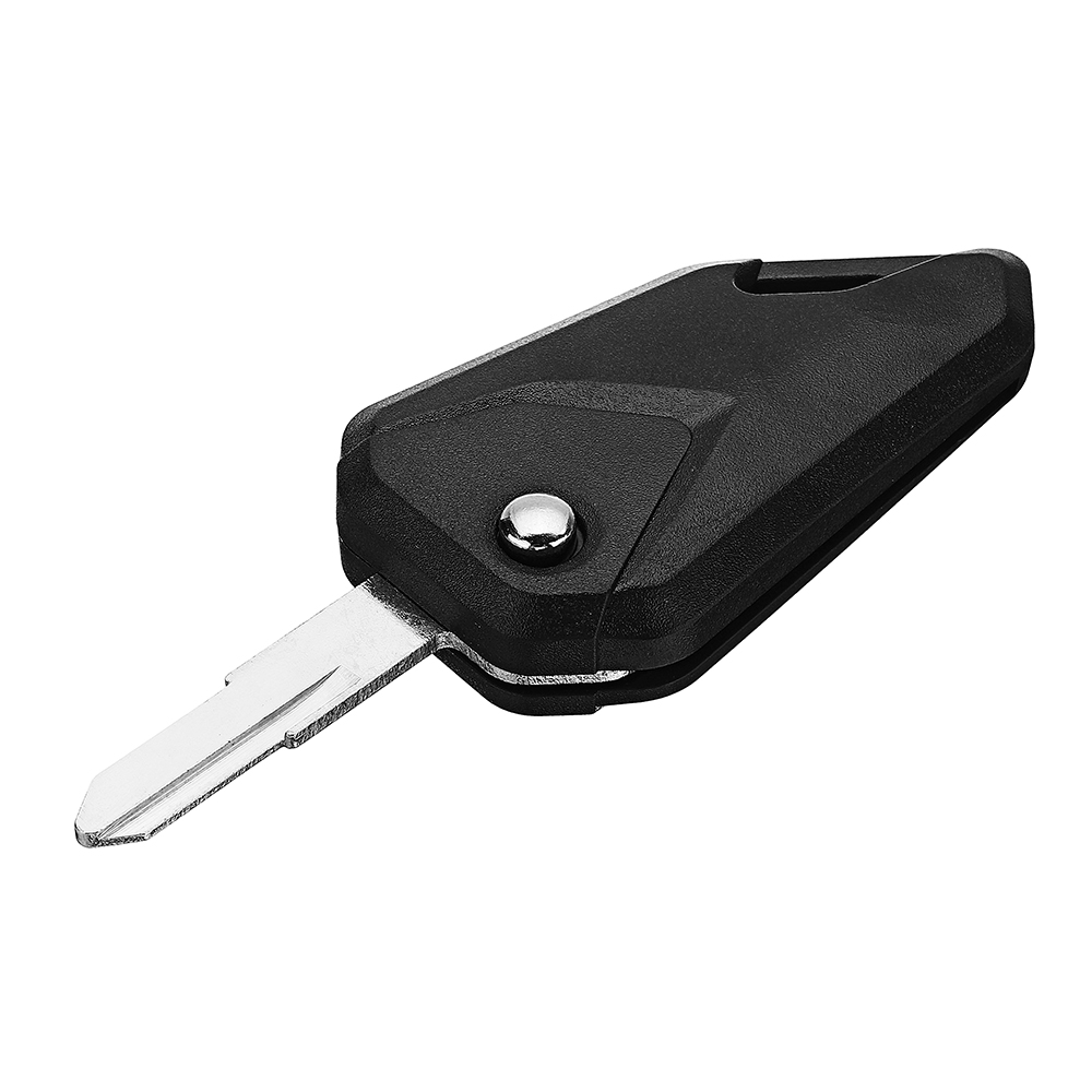 Universal Black Motorcycle Blank Key Foldable Accessories Shell Key Cover Uncut Blade