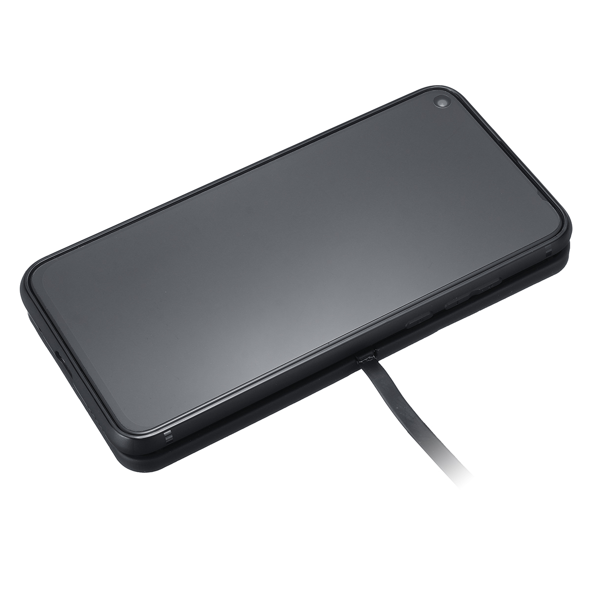 Car Qi Wireless Charger Pad with anti Skid Rubber Base