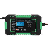 12V 6A Battery Charger Touch Screen Pulse Repair LCD Display for Car Motorcycle Lead-Acid Start-Stop Dry Water Battery
