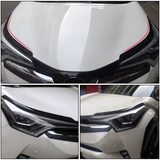 2Xcarbon Fiber Style Headlight Lamp Moulding Trim for Toyota CHR C-HR 2016/17/18