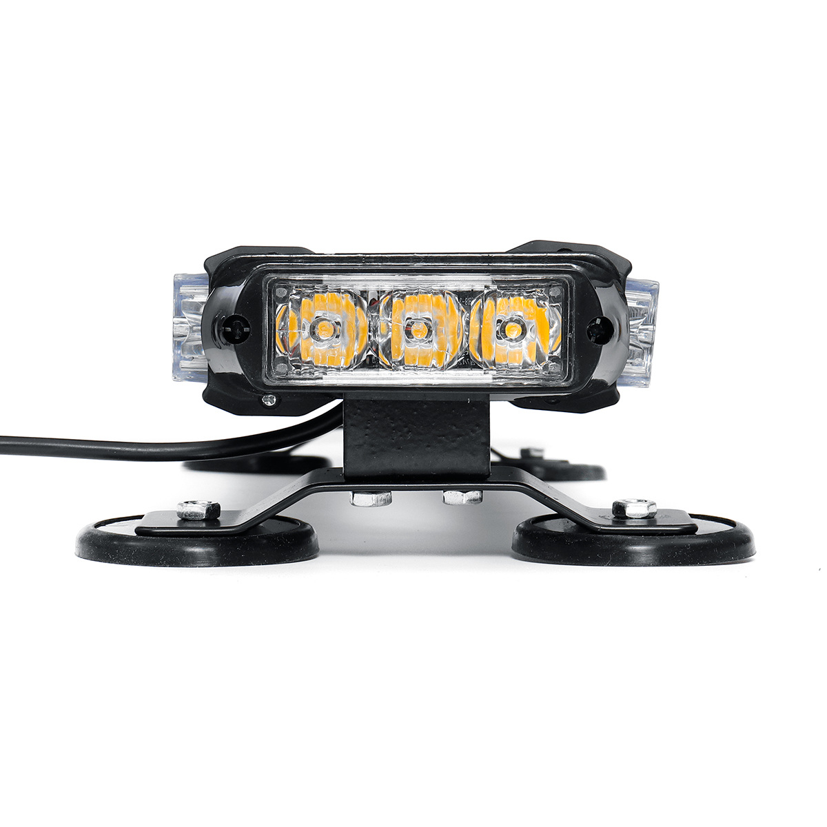 21 Inch 144W 42LED Double Side Traffic Strobe Flash Light Bar Amber Emergency Lamp Magnetic Mount 12V Universal