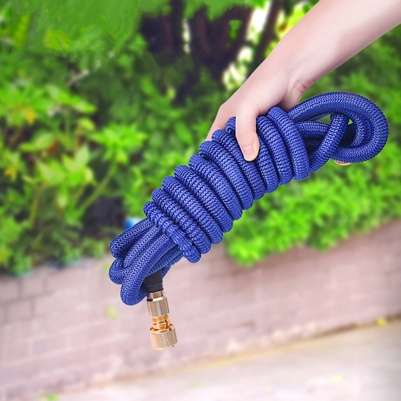 High Pressure Car Washer Tool Spray Adjustable Water Jet with 50FT Expandable Garden Hose Foam Pot Cleaning Water Tool