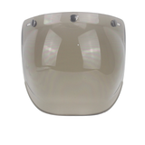 CYCYLEGEAR Bubble Shield Helmet Lens for Half Retro Flying Helmet Tri-Buckle Lens with Black Frame - Auto GoShop