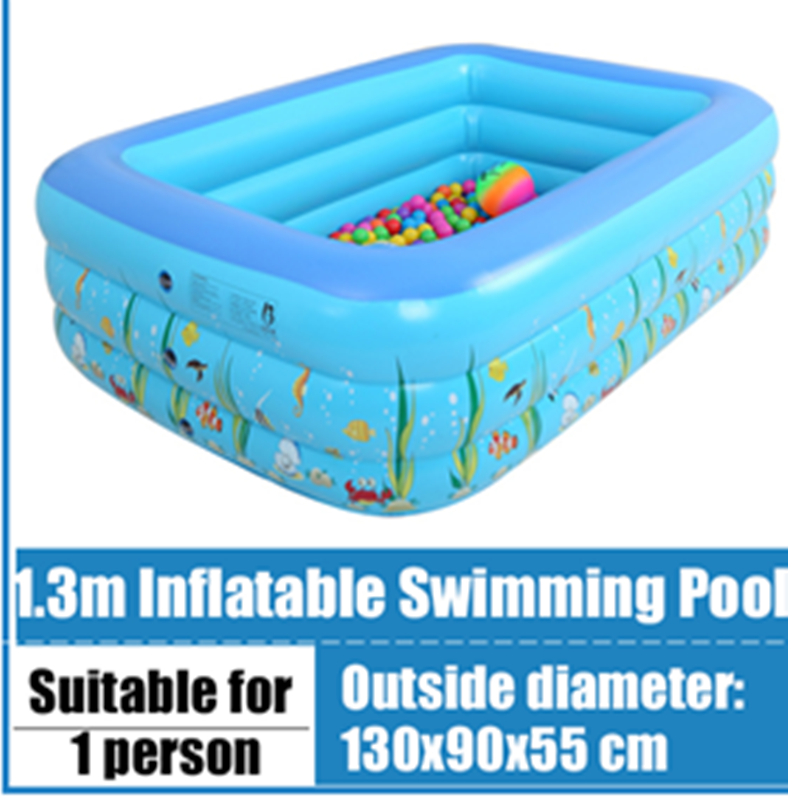 120Cm/130Cm/150Cm/180Cm Aufblasbar Schwimmbad Inflatable Swimming Pool Quick-Up-Pools Home - Auto GoShop
