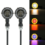 2Pcs Water Flowing Motorcycle LED Turn Signal Blinker Light Flasher Lamp Accessories - Auto GoShop