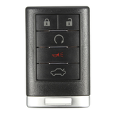 5 Button 315Hz Keyless Entry Remote Key Fob Transmitter for Cadillac CTS DTS STS