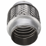 Exhaust Flex Pipe Tube Stainless Steel Double Braid 2.25 X 4 Inch 57 X 100MM
