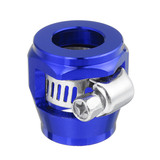 AN8 Hex Hose Finisher Clamp with Screw Band Hose End Cover Fitting Adapter Connector - Auto GoShop