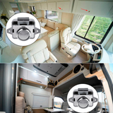 1/10PCS Push Button Catch Lock Drawer Cupboard Door Knob for Camper Van Caravan RV - Auto GoShop