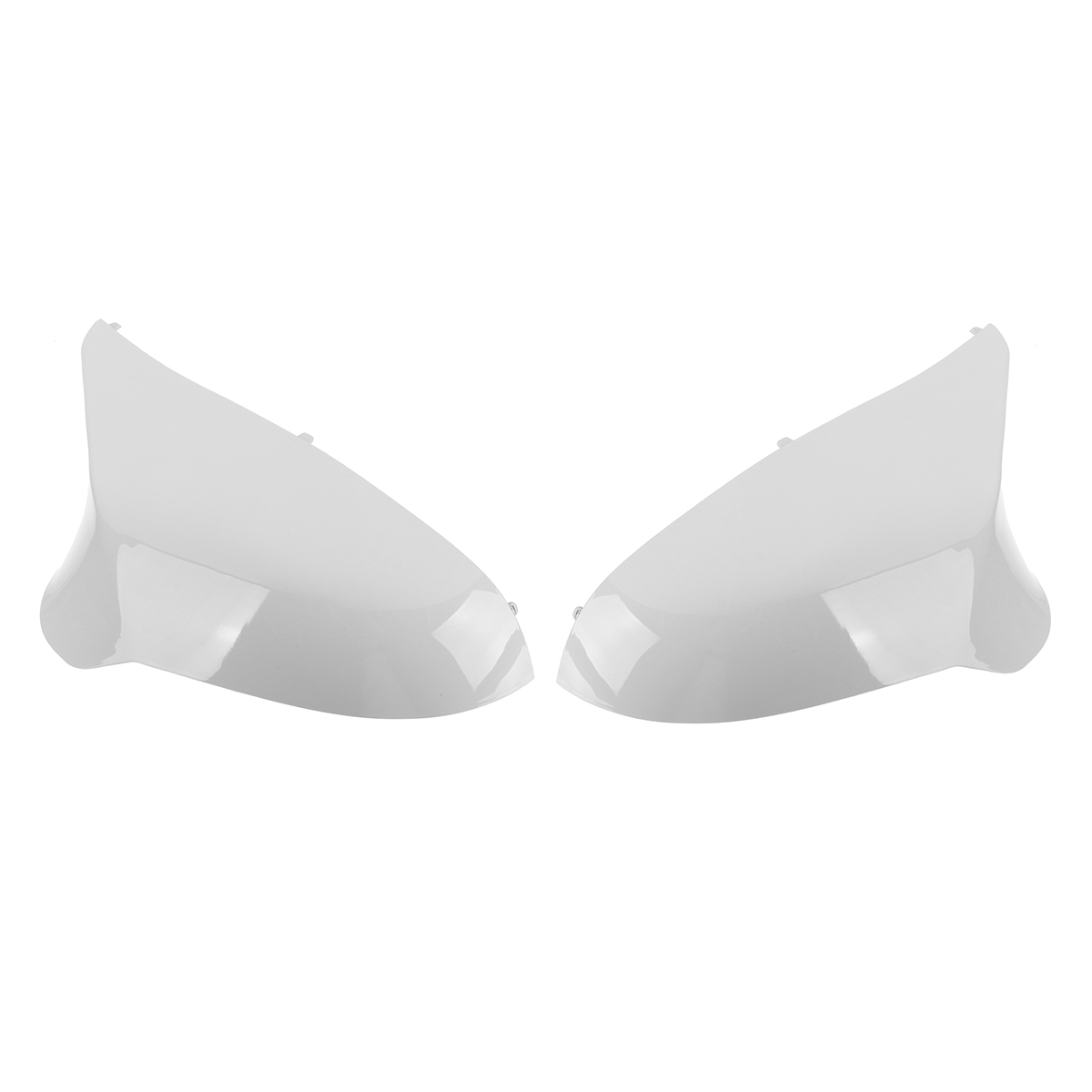 Painted Glossy White Rear View Mirror Cap Cover Replacement Left & Right for BMW F80 M3 F82 M4 2015-2018