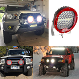 7 Inch DC12-36V round Work Light LED Spot Flood for Offroad Headlight Marine Boat