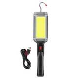 COB LED Work Light Magnetic Camping Lamp Rechargeable Flashlight Torch with Hook