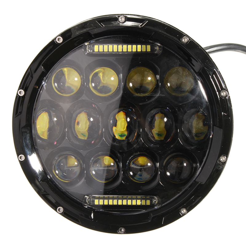 7 Inch 10-24V LED H4 Headlight Hi/Lo for Jeep Wrangler Harley Davidson Hummer