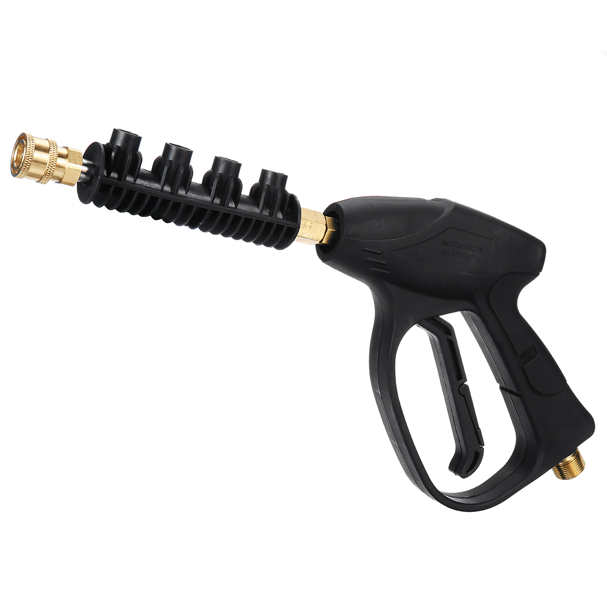 Universal Car High Pressure Power Washer Trigger 300 Bar/3000Psi with 5 Color Nozzles Tips Cleaning