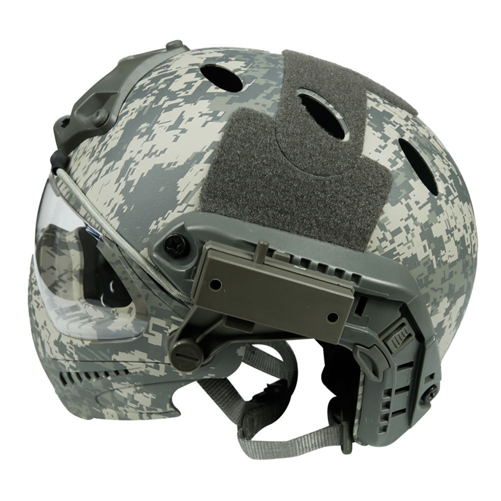 Wosport CS Army Tactical Helmet with Mask Motorcycle Hunting Riding Outdoor - Auto GoShop